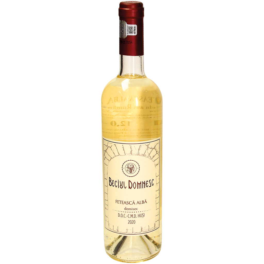 Weißwein "Feteasca Alba" aus Rumänien, halbtrocken, 12 % vol.
