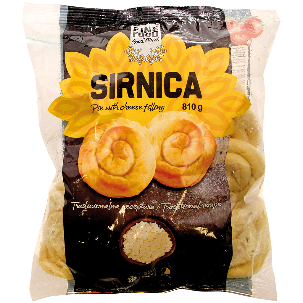 Börek mit Käse "Sirnica Family Pack", schnell gefrorerens Teigprodukt mit Käsefüllung