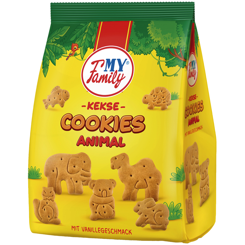 Kekse "Animal" mit Vanillegeschmack
