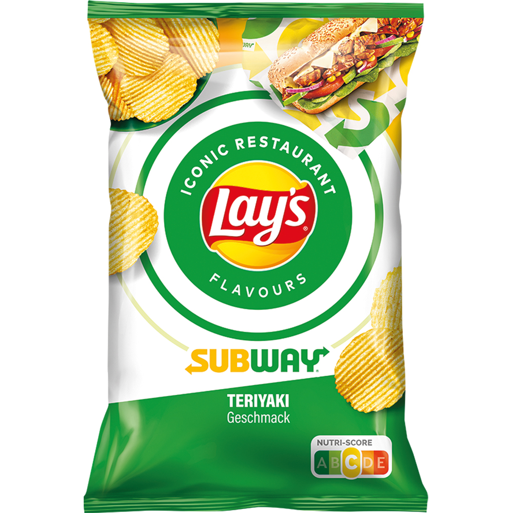 Kartoffelchips "Lays" Subway Teriyaki mit Teriyaki-Geschmack