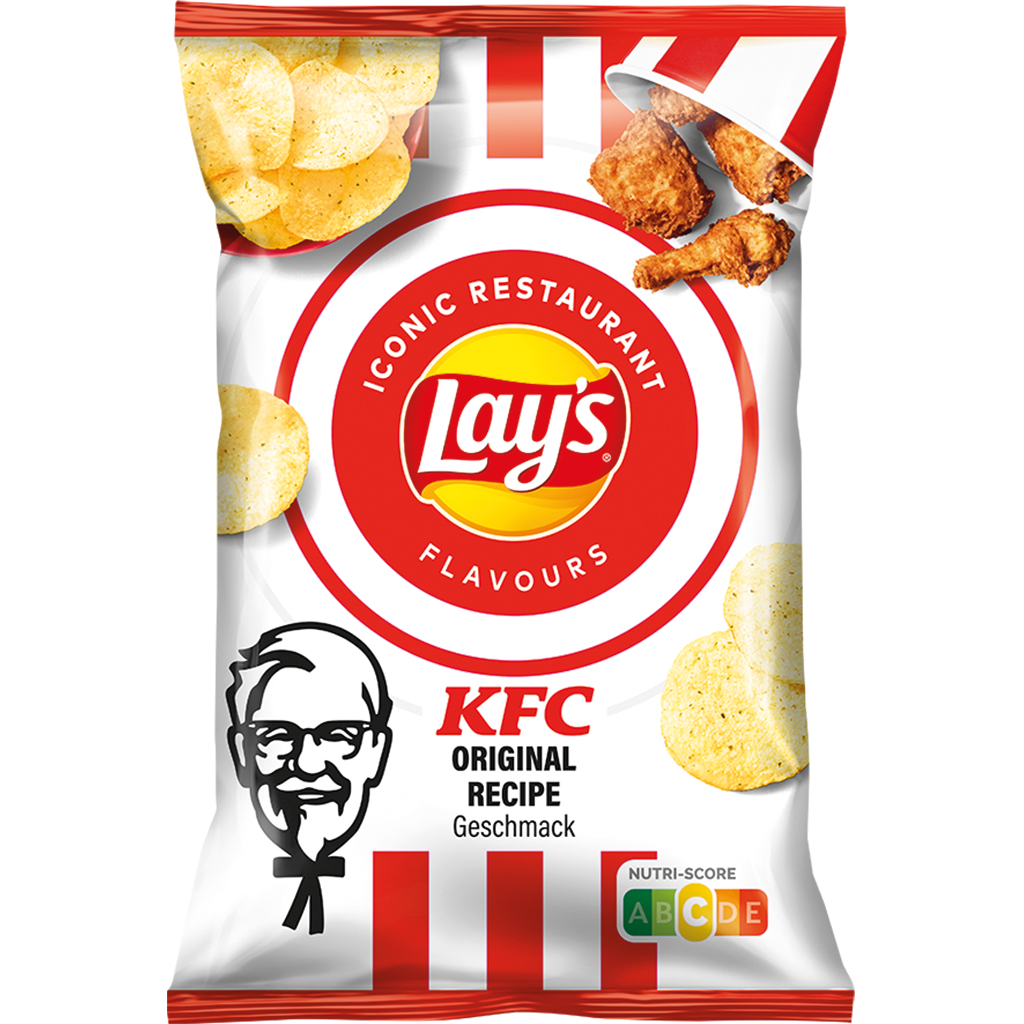 Kartoffelchips "Lays" Fried Chicken mit frittiertem Hähnchen-Geschmack