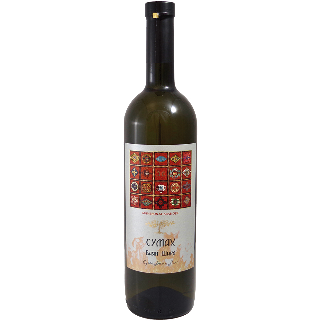 Wein aus Aserbaidschan "Sumakh Bayan Shira", weiß, trocken