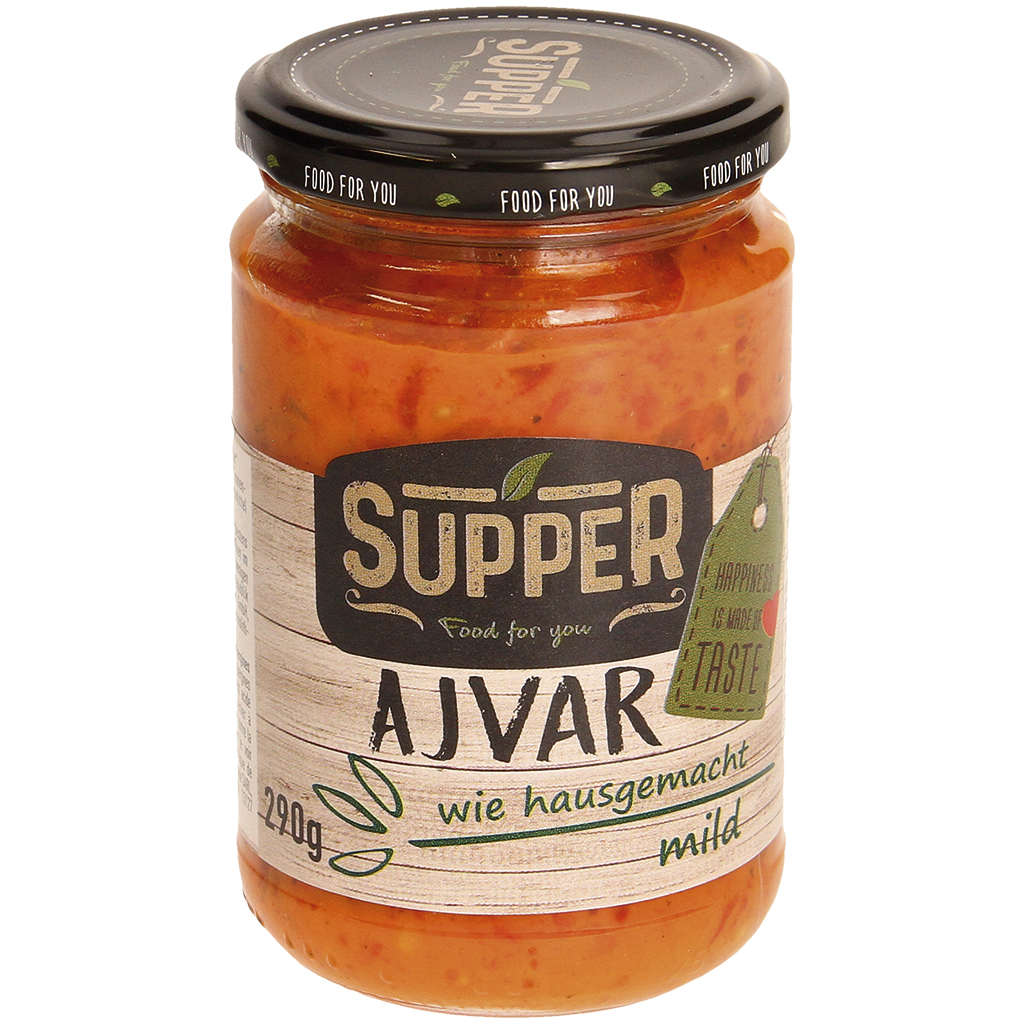Paprika- und Auberginenzubereitung "Ajvar"