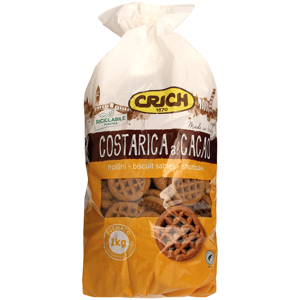 Mürbeteiggebäck "Costarica" mit fettarmem Kakao