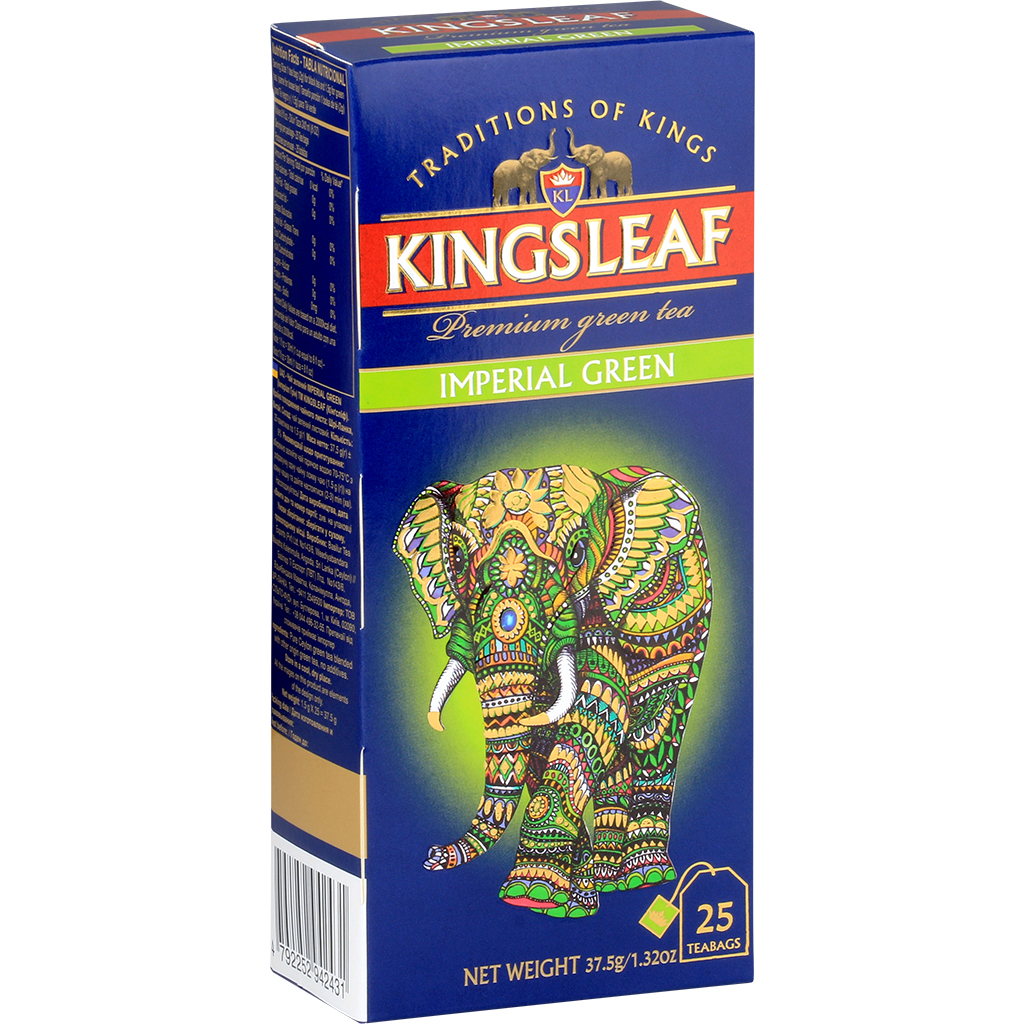 "Kingsleaf Imperial Green" Teemischung aus Grünem Ceylon- und Grüntee