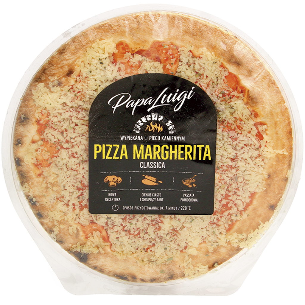 "Pizza Margherita" - Pizza mit schnittfestem Mozzarella