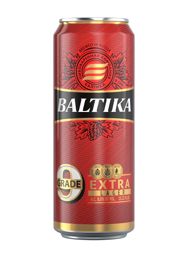 Helles Bier "Baltika Starkbier Nr.9", 8% vol.