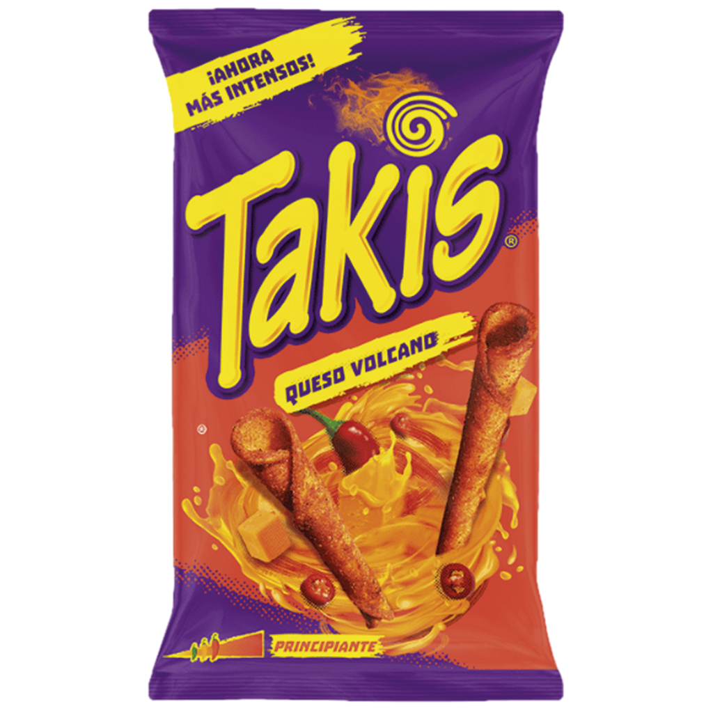 "Takis" Gerollte Maischips mit Käse-Chili-Geschmack