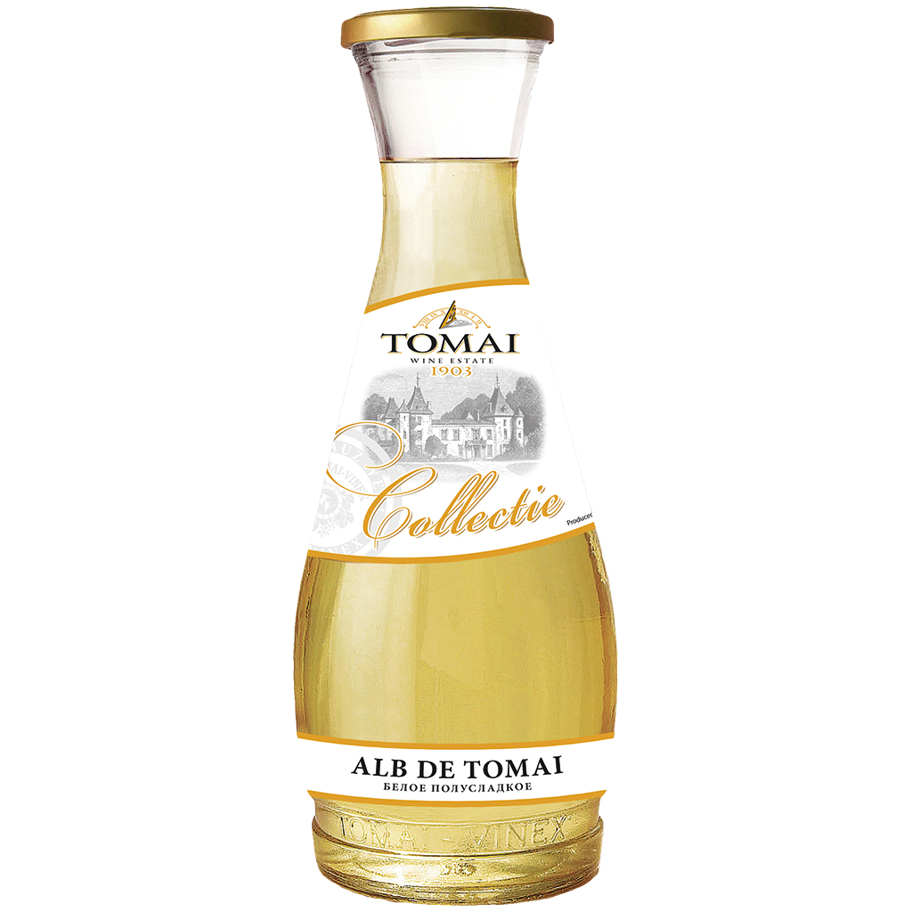 "Alb de Tomai" Weißwein aus Moldawien, lieblich