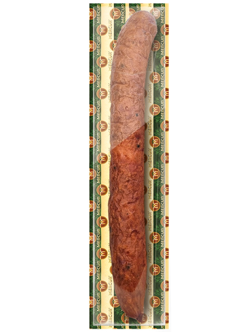 Brühwurst nach Krakauer Art, grob geräuchert "Kolbasa Rublenaja ot Mercur"