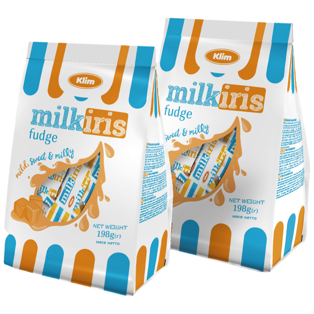 "KLIM" Weichkaramellkonfekt "MilkIris Fudge" mit Milchgeschmack