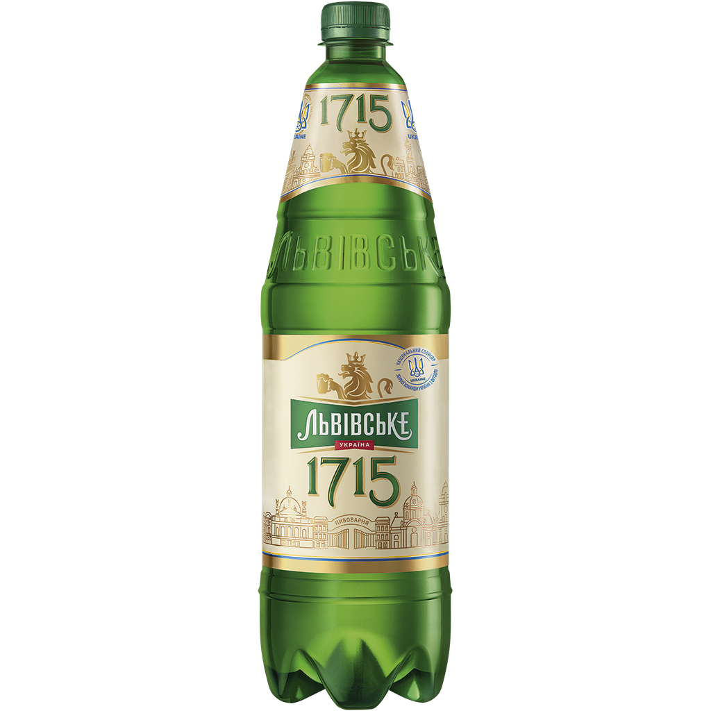 Ukrainisches Bier "LVIV 1715" hell, pasteurisiert, 4,5% vol.