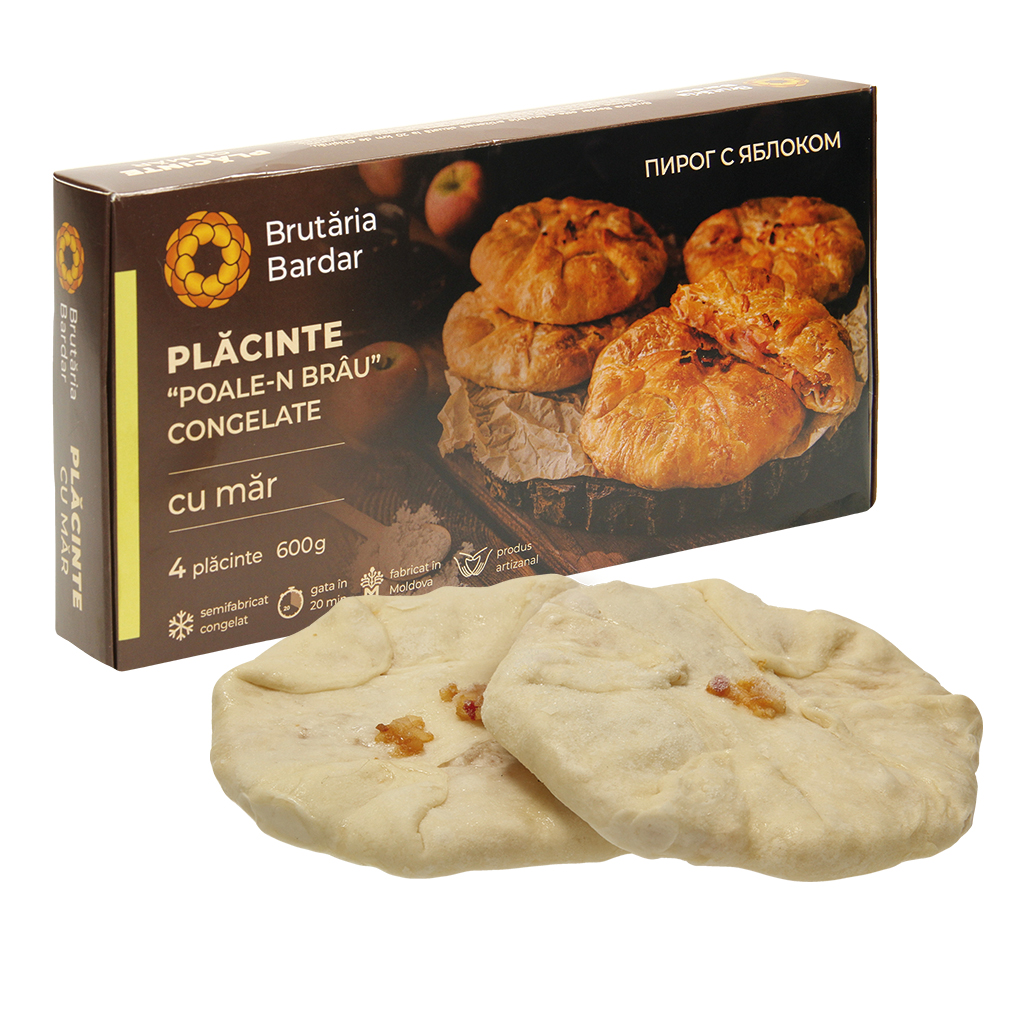 Hefegebäck mit 37% Apfelfüllung, tiefgefroren. Zum Selberbacken.