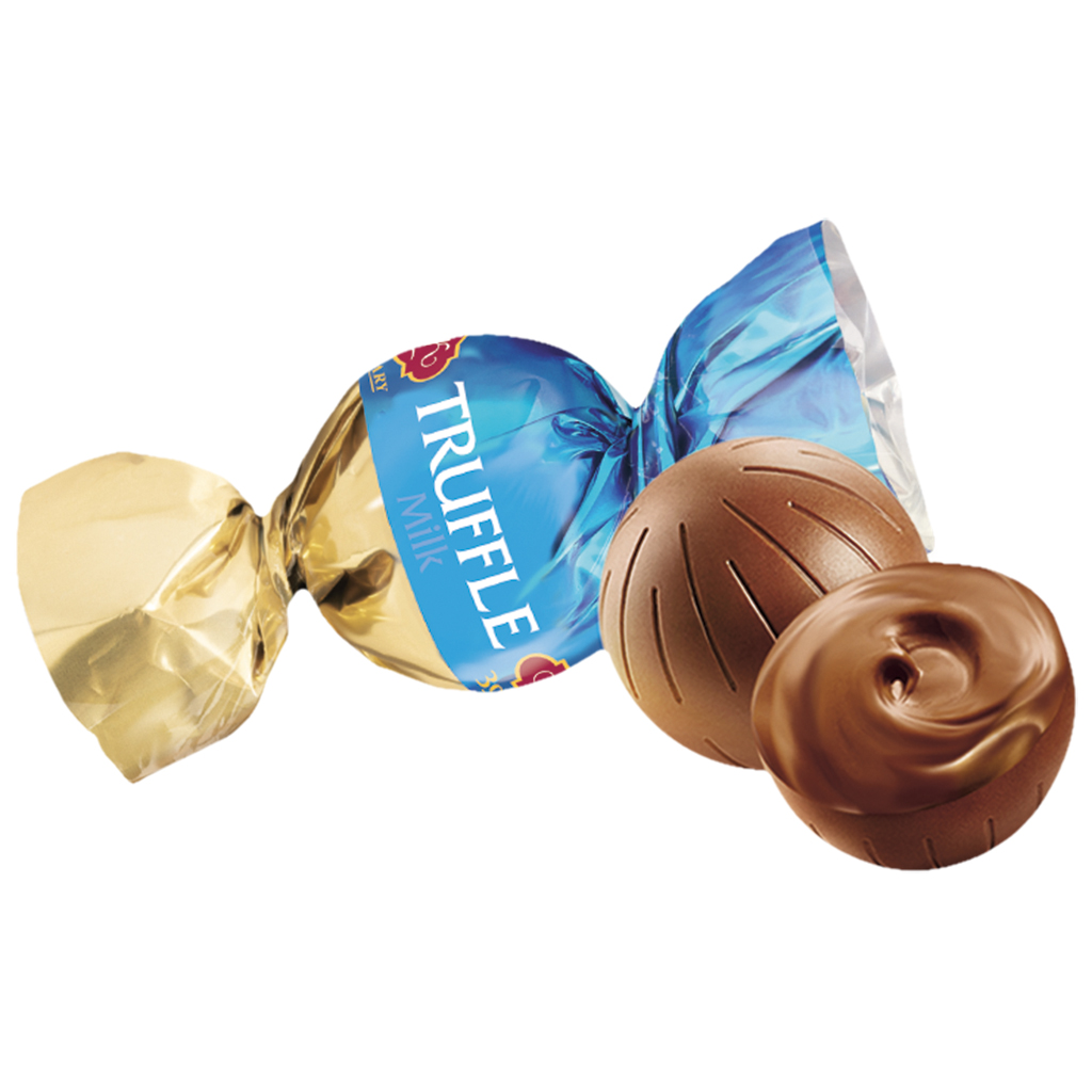 Konfekt "Truffle Milk" mit Milchgeschmack in kakaohaltigen Fettglasur 30% /lose