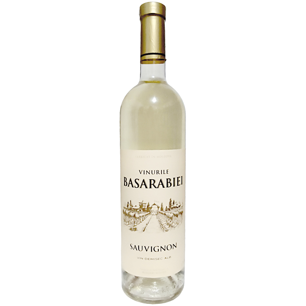 Suché bílé víno Sauvignon Vinurile Basarabiei