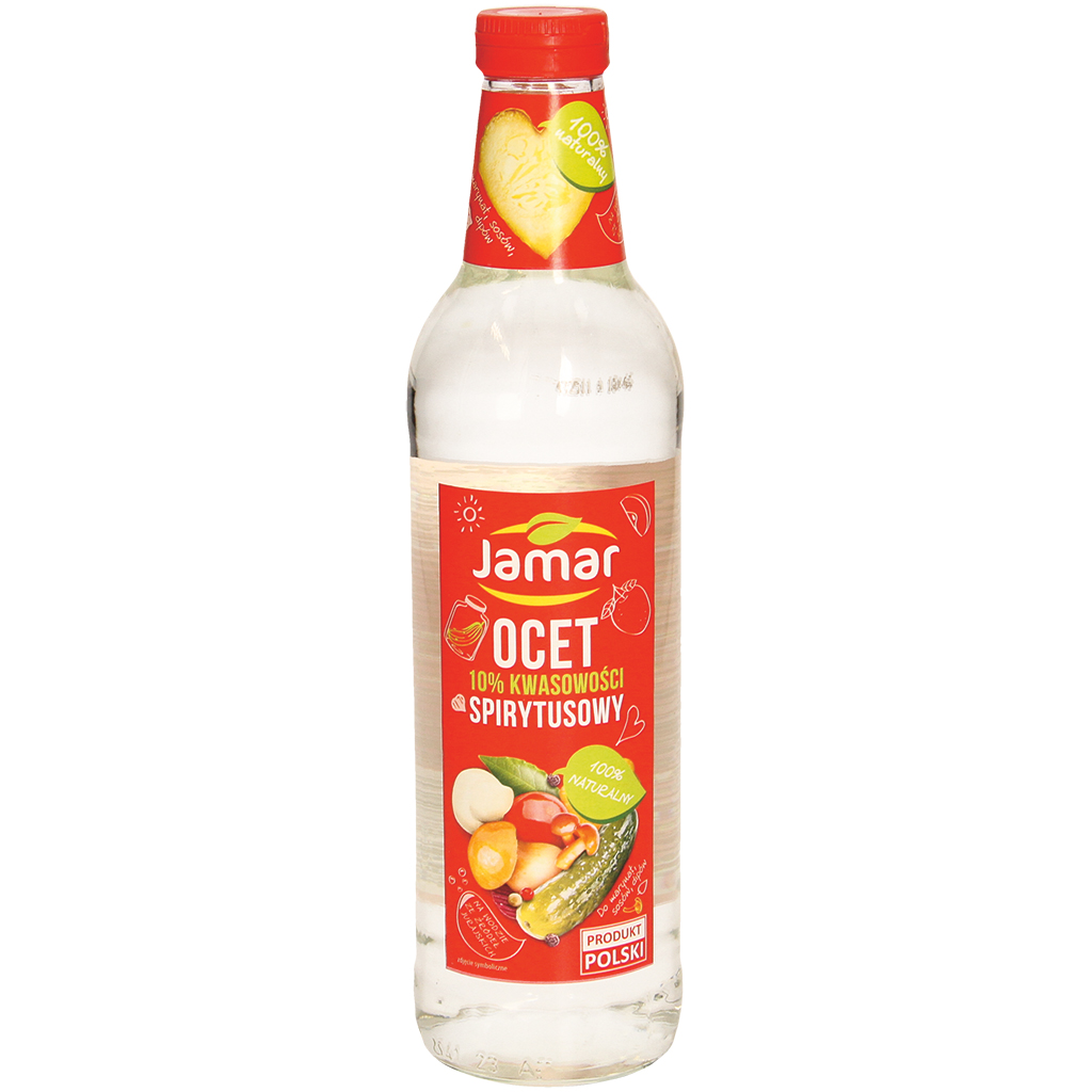 "Ocet spirytusowy 10% kwasowosci" - Branntweinessig, 10% Säure